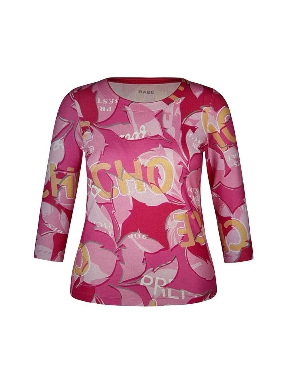 Rabe Magenta Floral Print Top. - Picture 1 of 9